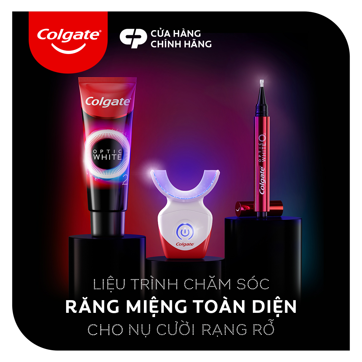 Bút làm trắng răng Colgate Optic White O2 an toàn tại nhà, không ê buốt