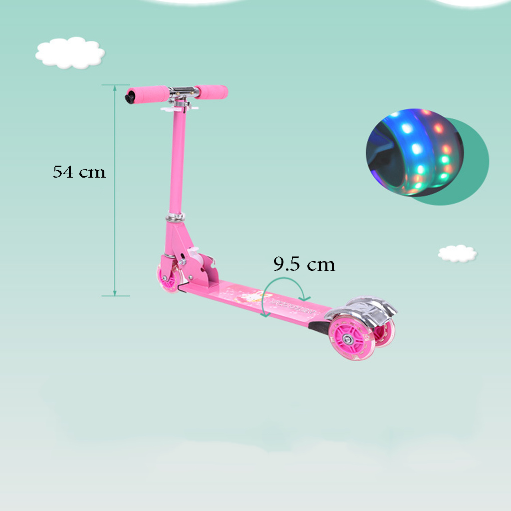 XE TRƯỢT SCOOTER CAO CẤP 3 BÁNH CÓ ĐÈN CHO BÉ