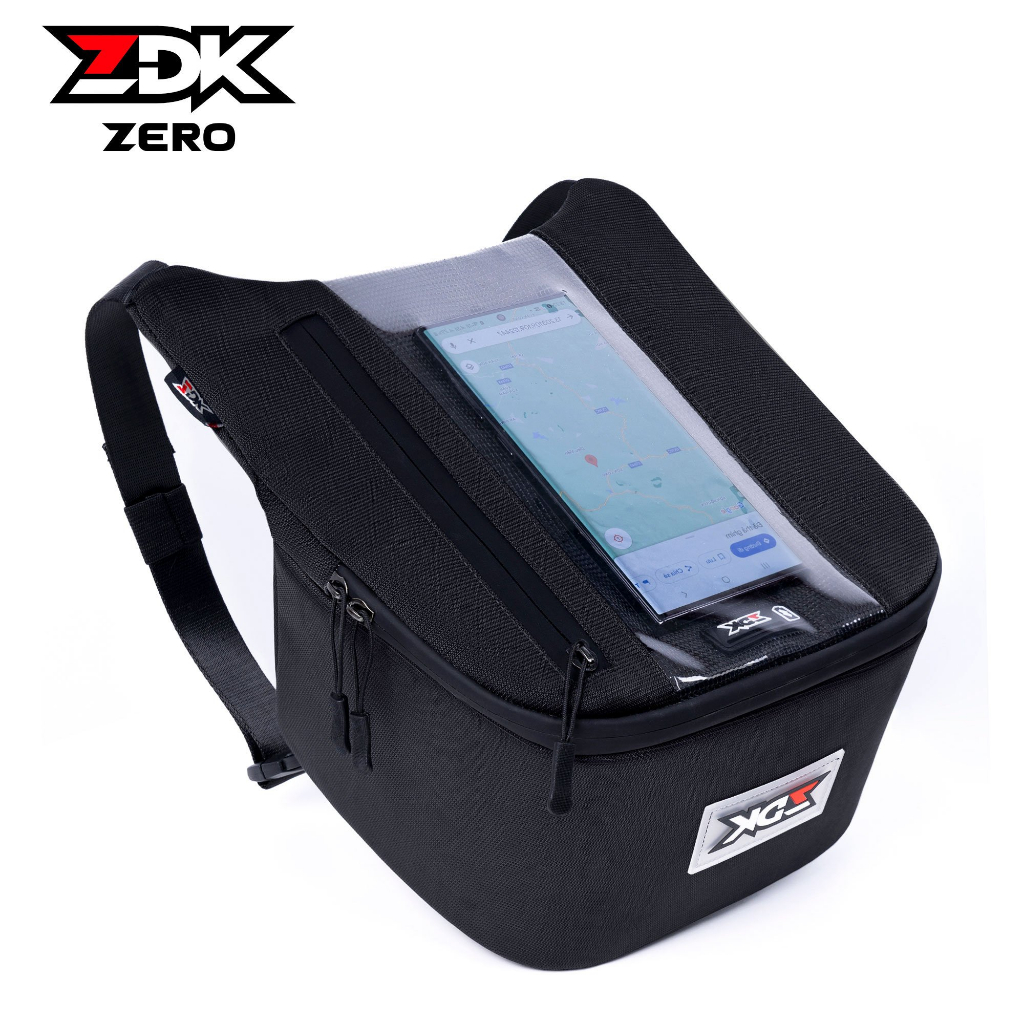 Túi treo xe máy chính hãng ZDK Zero, túi treo đầu xe, túi treo ghi đông xe máy chứa đồ dùng, cảm ứng điện thoại tốt - Hàng chính hãng