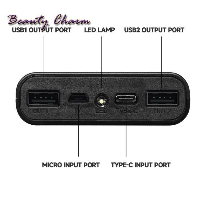 Hộp Sạc Dự Phòng USB Nhanh DIY Dành Cho Điện Thoại Thông Minh