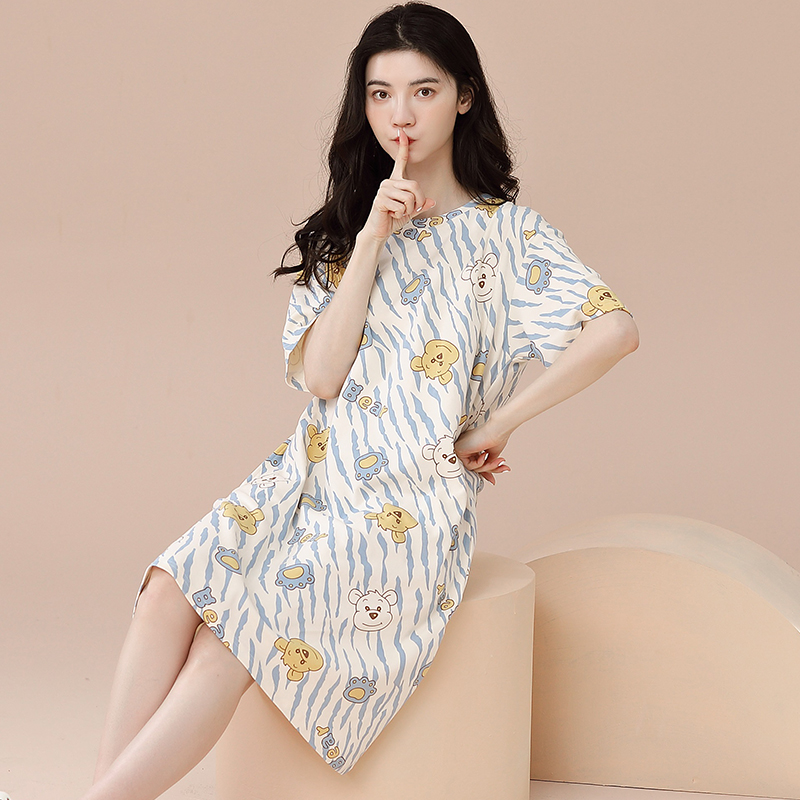 Váy mặc nhà cotton 8820