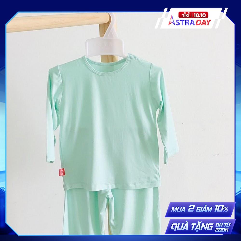 Bộ quần áo dài unisex Xanh mint thun tre size nhí - AICDBGV7VZEW - AIN Closet