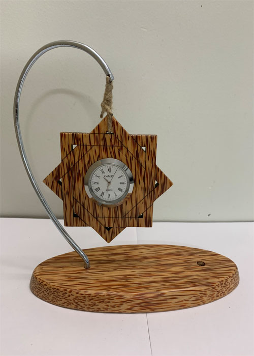 Đồng hồ để bàn gỗ dừa