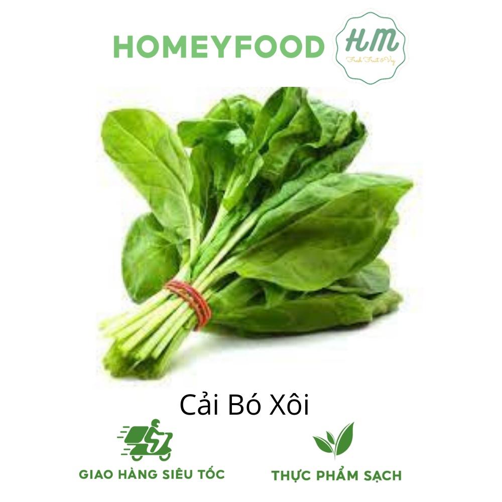 Rau Cải Bó Xôi - Rau Chân Vịt tươi ngon sạch - Giao Hỏa Tốc