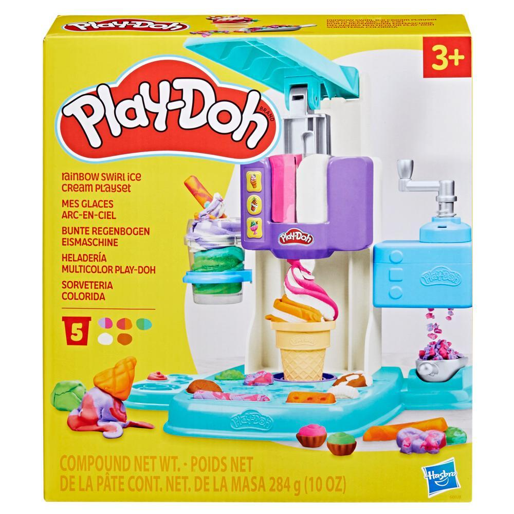 Đồ Chơi Bột Nặn Nhà Máy Kem Cầu Vòng Playdoh G0028