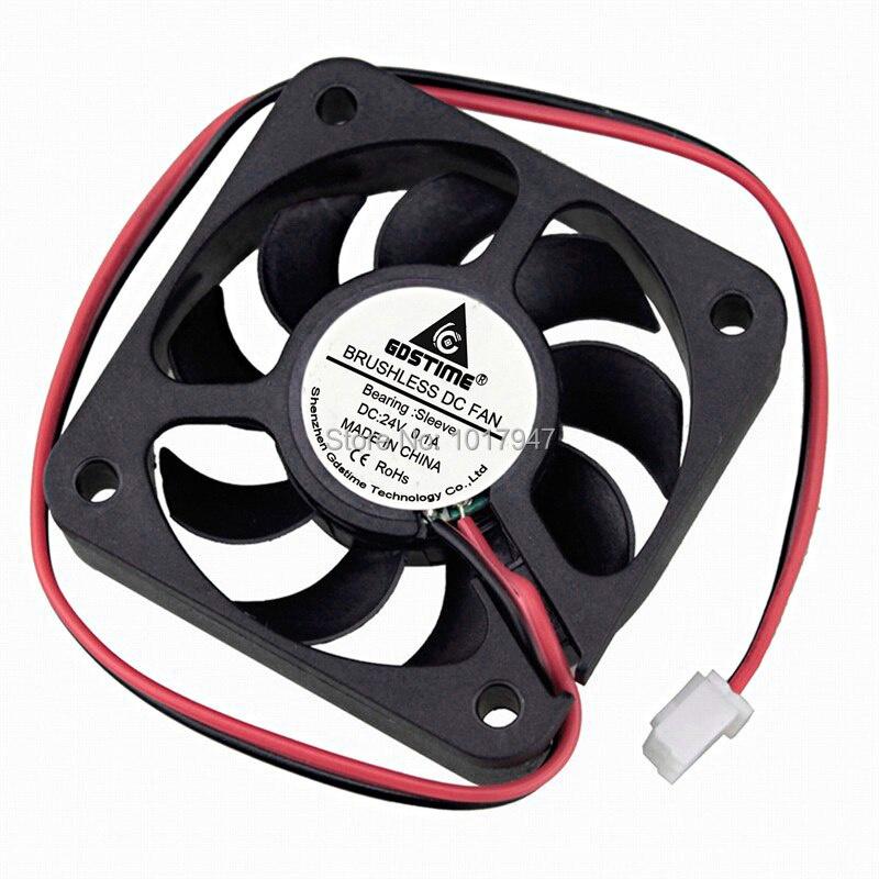 1 Quạt Tản Nhiệt Dc 24v 2pin 5cm 50mm 50x10mm