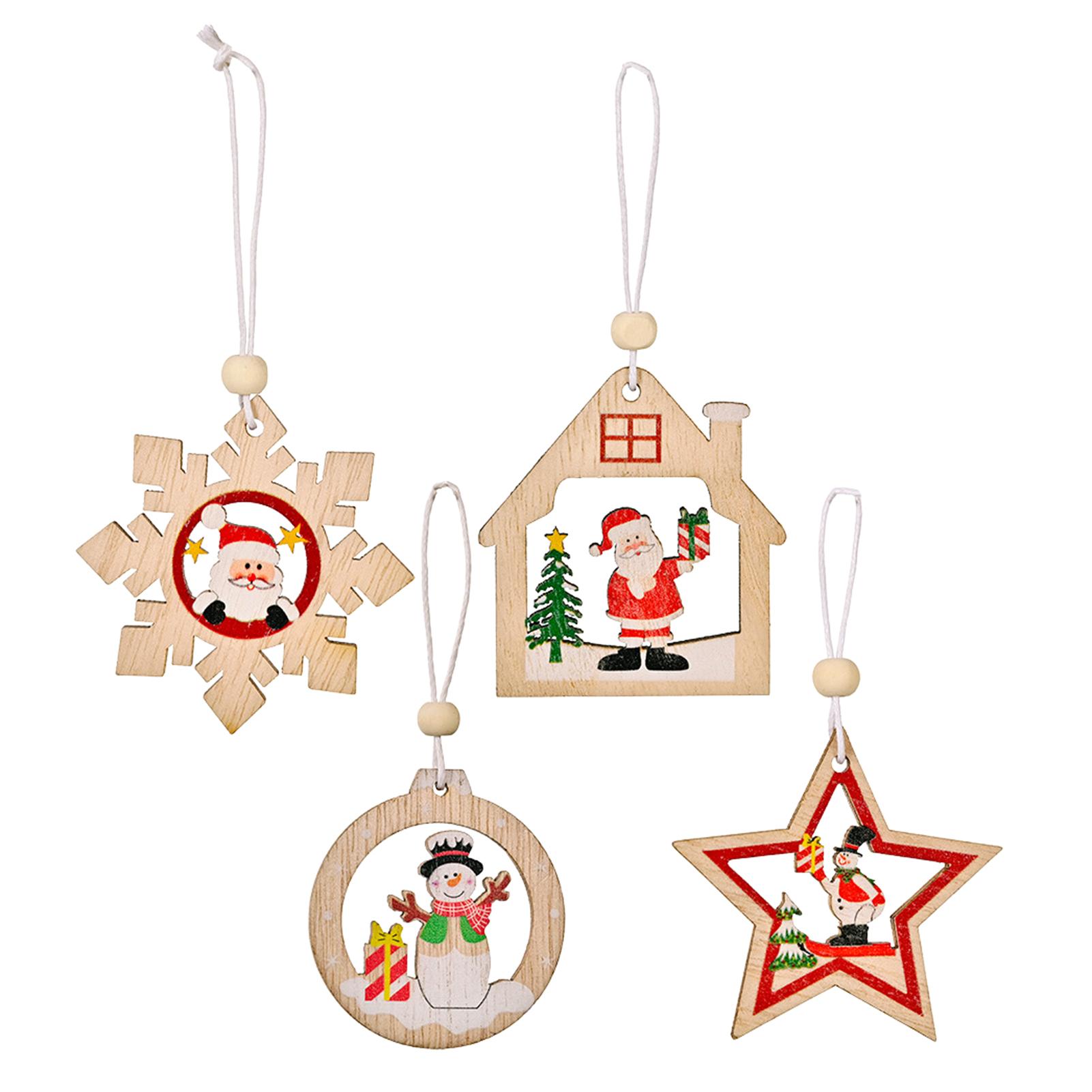 Bộ Trang Trí Nhà Cửa Dạng Móc Treo Chủ Đề Giáng Sinh Noel