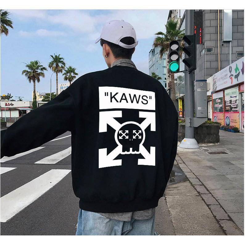 Áo Nỉ Dài Tay Sweater KAW Dáng Unisex Siêu Chất