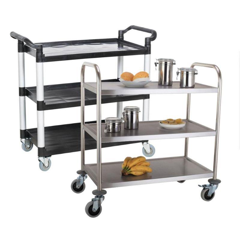 Xe đẩy inox 3 tầng nhà hàng