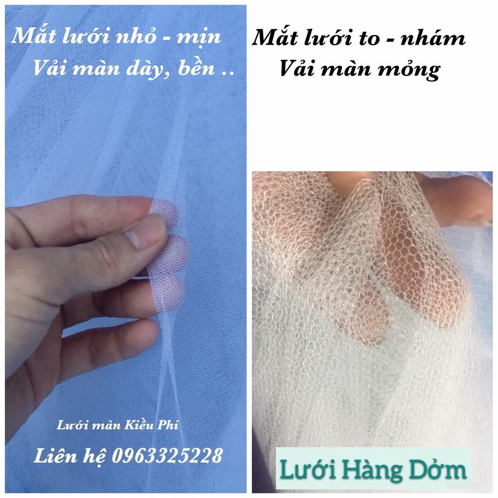 Màn chụp người lớn chống muỗi tự bung đỉnh chóp 1m2, 1m6, 1m8, 2m2 gấp gọn Kiều Phi