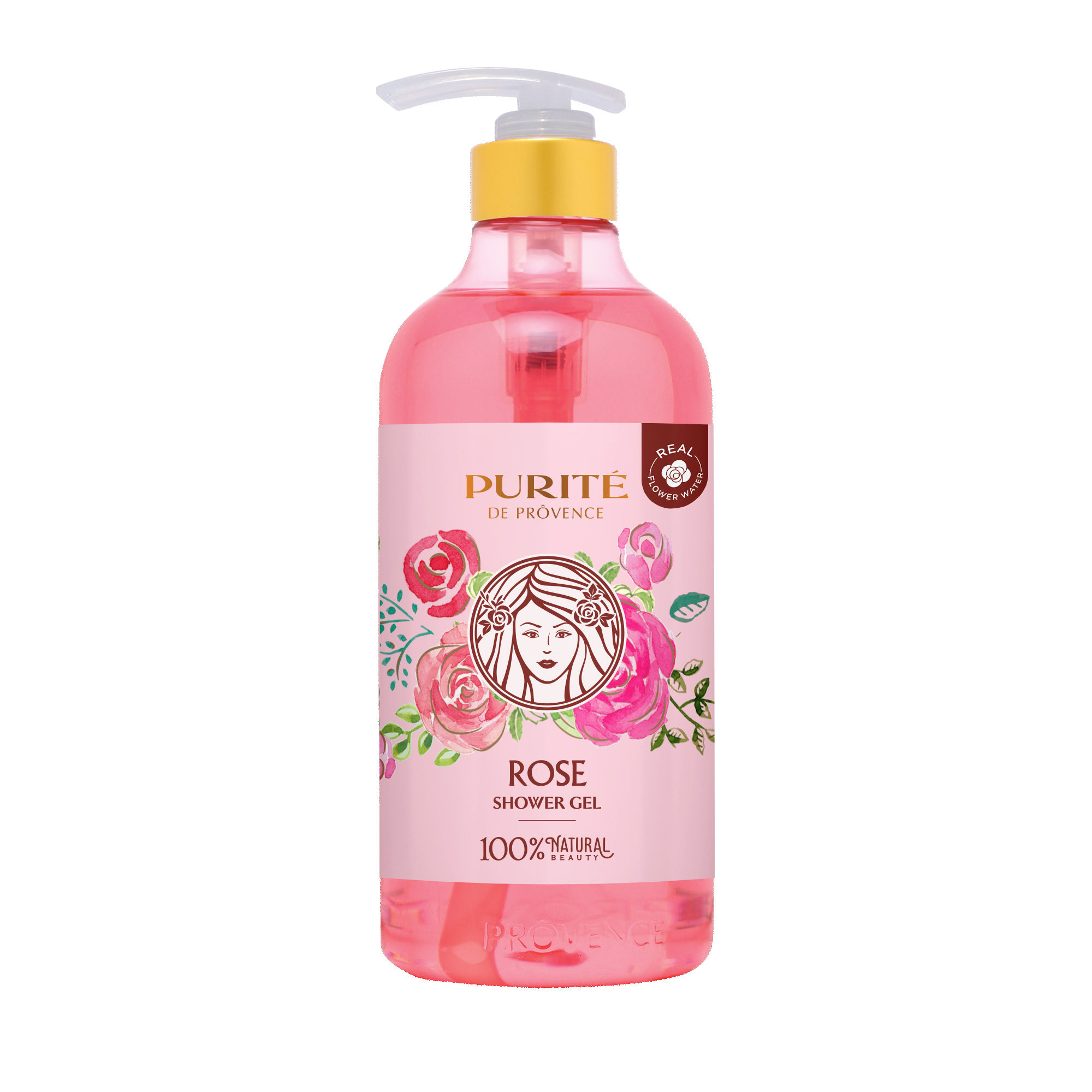 [Hàng Chính Hãng] Sữa Tắm Thiên Nhiên Purité Hương Hoa Hồng Pháp 850ml