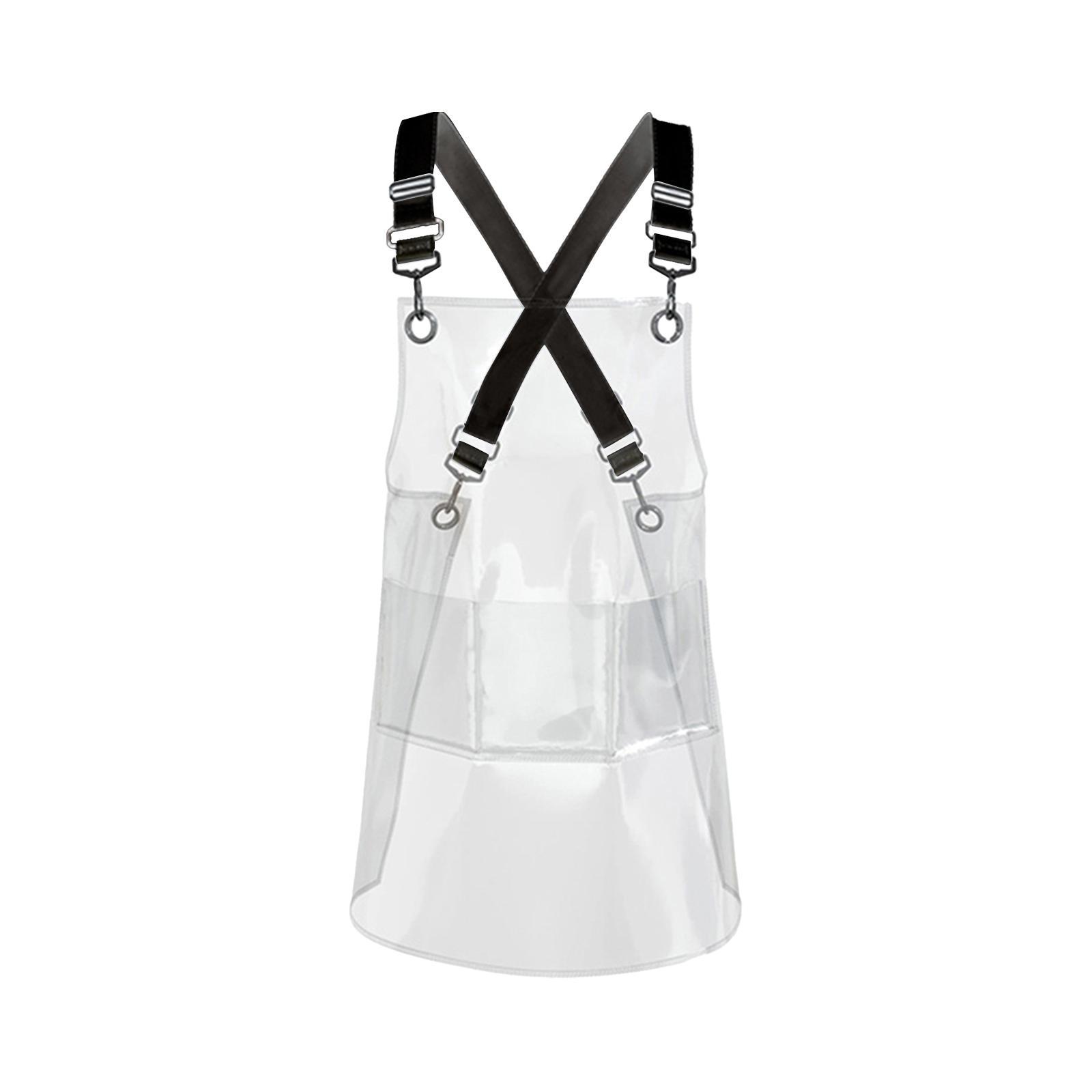 Transparent Apron BBQ Chef Apron Gardening Grilling Baking Apron Paint Apron