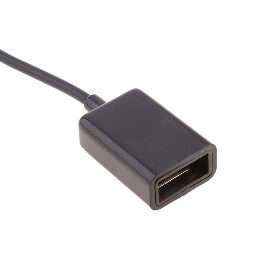 Lovoski 3.5mm Car Male Audio AUX Headphone Plug to USB 2.0 Female Cable