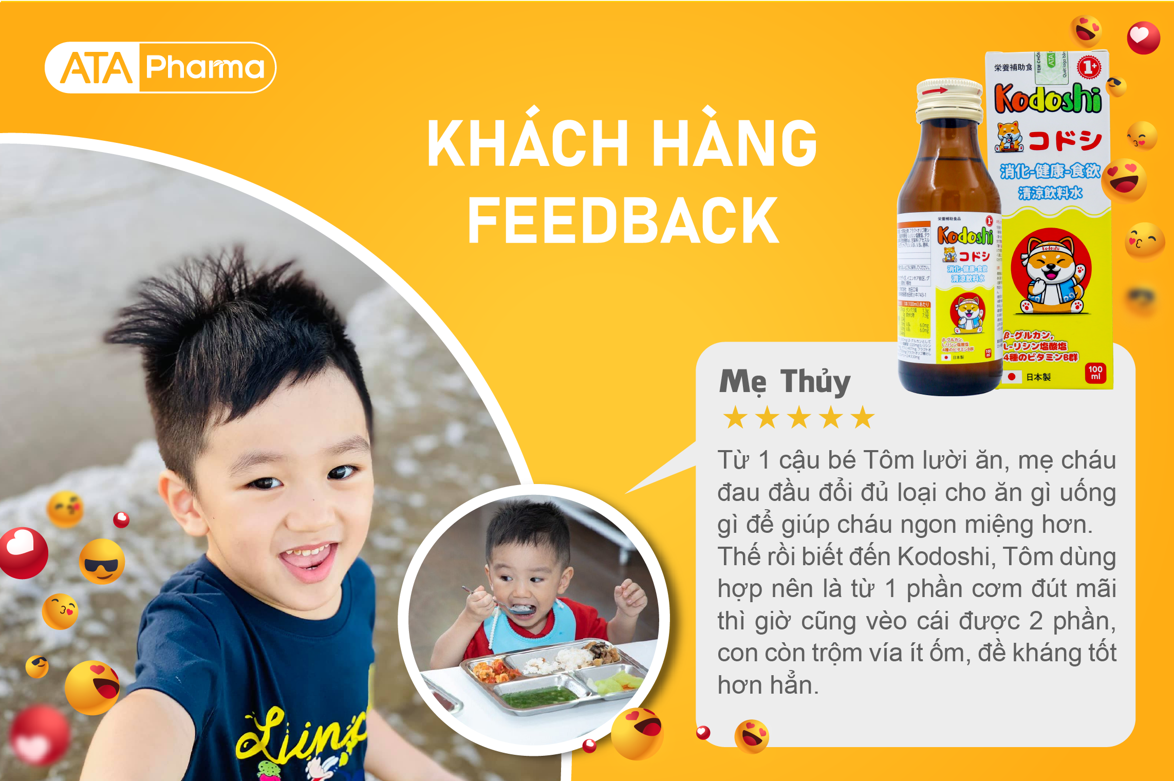 KODOSHI - Siro Ăn Ngon, Giúp Bé Tăng Cân, Tăng Cường Đề Kháng, Hấp Thu Tốt, Hết Táo Bón, nhập khẩu từ Nhật Bản