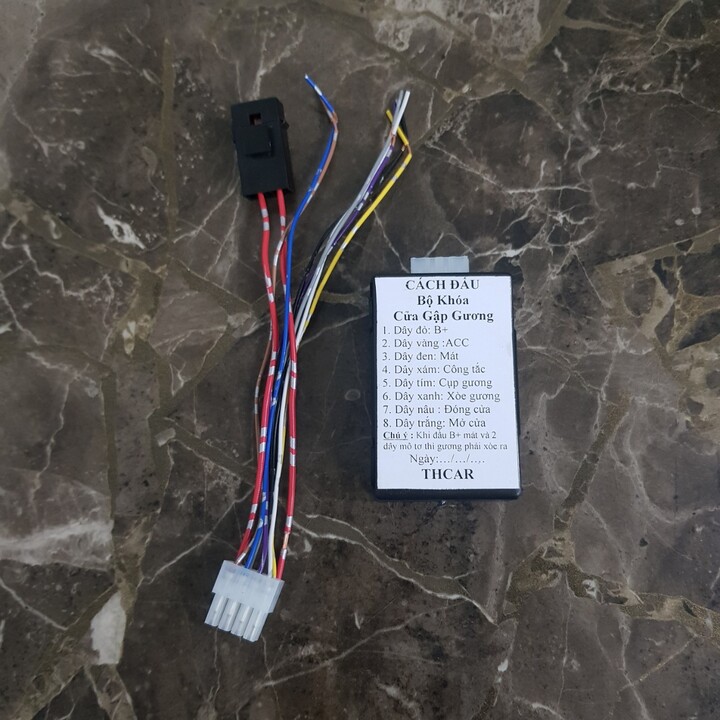 Bộ Modul gập gương chiếu hậu điện tự động dành cho xe ô tô GG-01