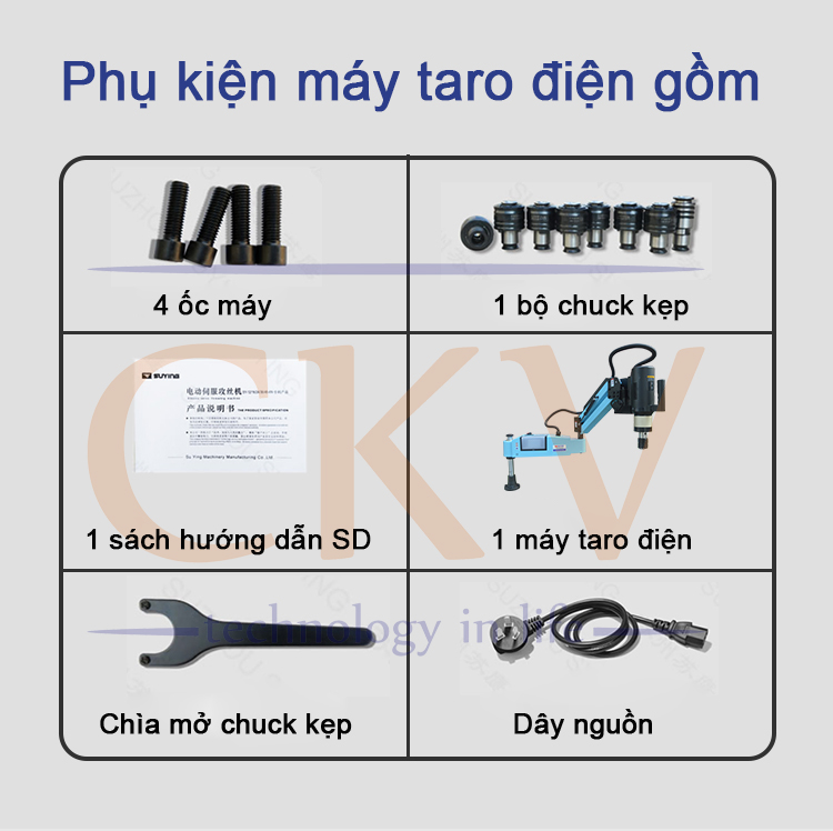 [HÀ NỘI] Máy taro điện tay cần 1100mm tạo ren cơ khí chất lượng cao