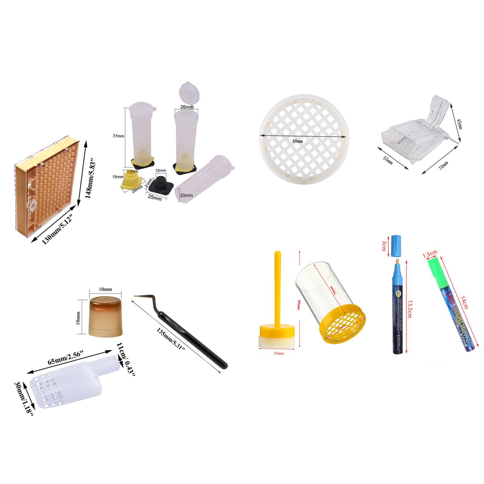 Queen Bee Rearing System Kit for Laying Eggs to Raise Queens Beekeeper Tool