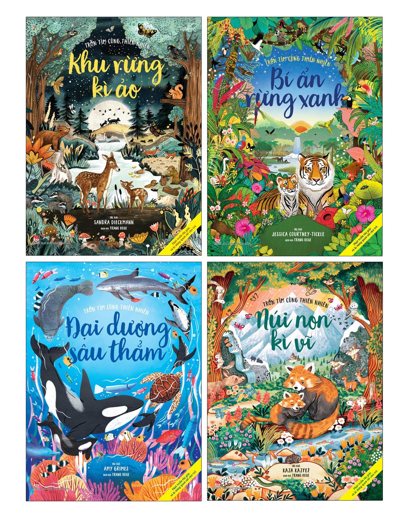 Combo Sách Trốn Tìm Cùng Thiên Nhiên (4 Cuốn)