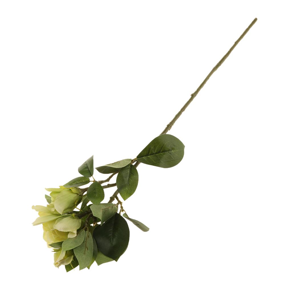 Upscale 3 Heads Artificial Gardenia Flower Simulation Bouquet Decor