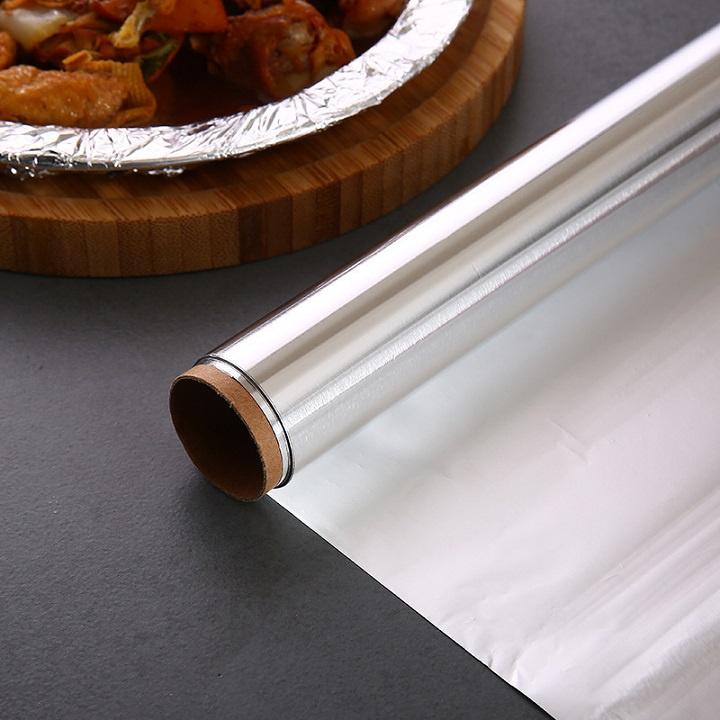 Hình ảnh Giấy Bạc Nướng Chiên Thực Phẩm, Thức Ăn 30cm x 5m – Aluminum Foil