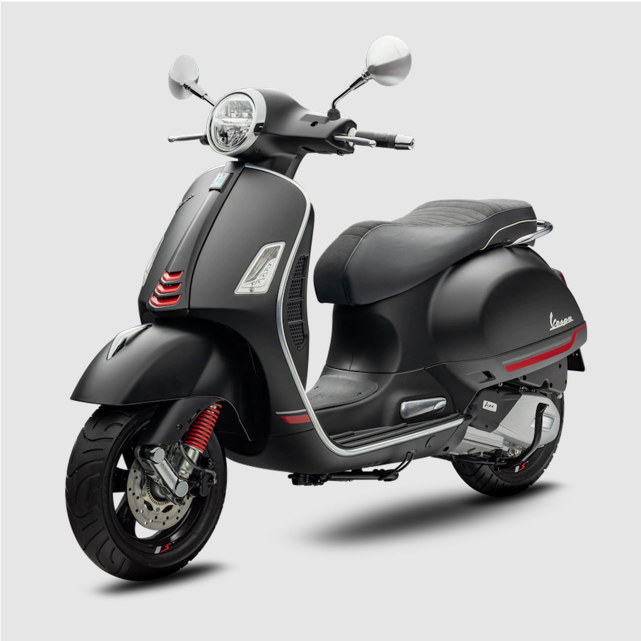 Xe Tay Ga Vespa GTS Super Sport 150 Màu Đen Sần Black Opaco