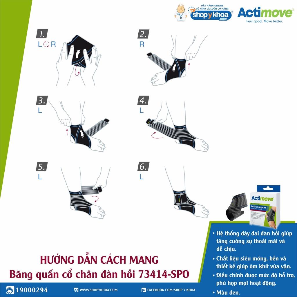 Băng quấn cổ chân đàn hồi 73414-SPO Actimove Ankle Support