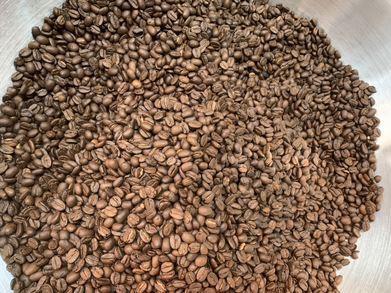 Cà phê Moka Cầu Đất pha máy rang mộc