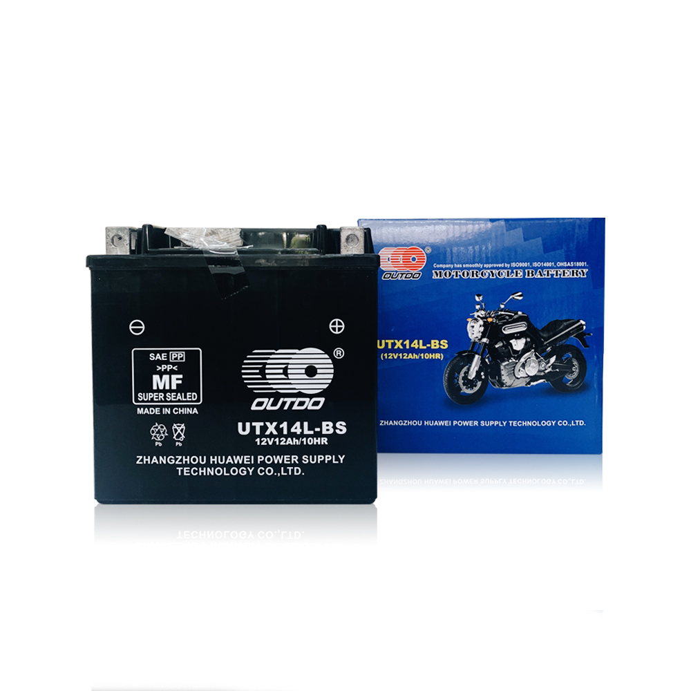 Bình ắc quy xe moto OUTDO UTX14 (12V - 12AH)