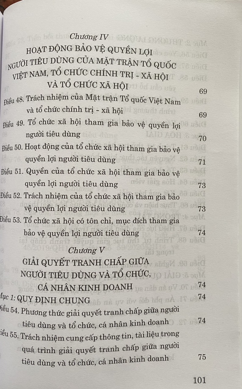 Luật Bảo Vệ Quyền Lợi Người Tiêu Dùng