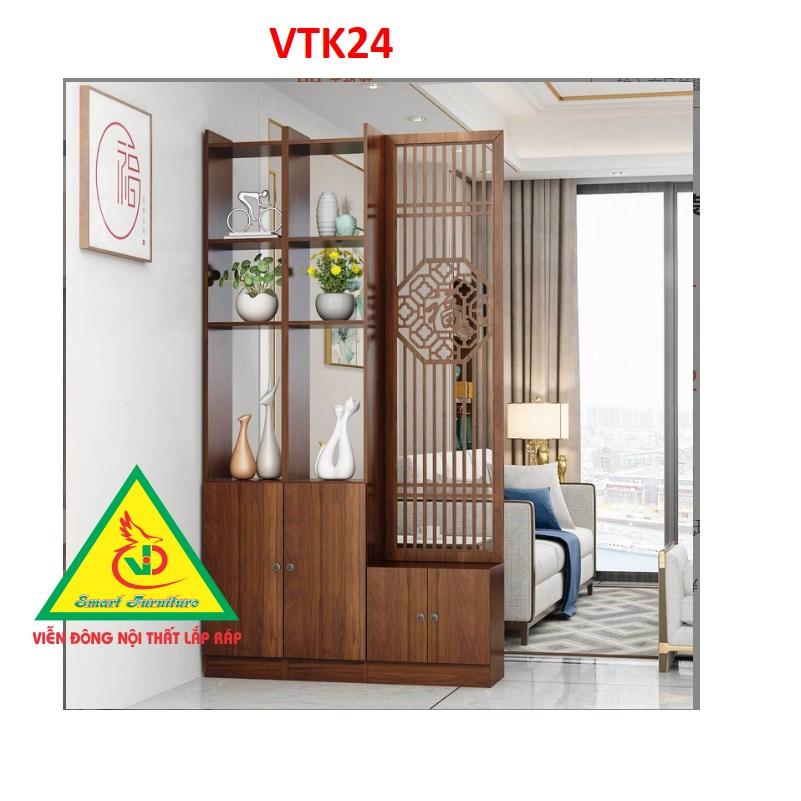 Vách ngăn tủ kệ VTK24 - Nội thất lắp ráp Viendong Adv