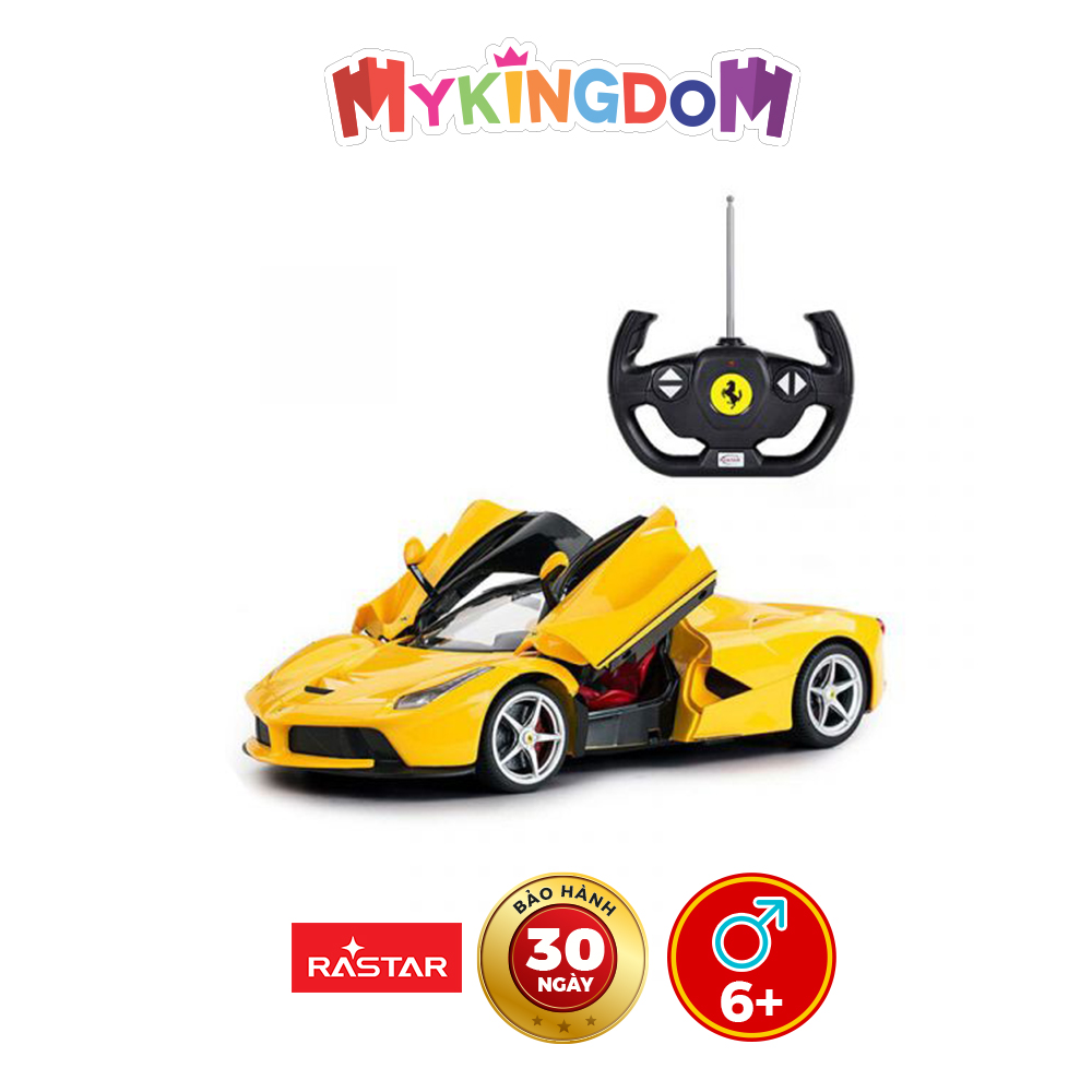 Đồ Chơi RASTAR Xe R/C 1:14 Ferrari Laferrari Có Thể Mở Cửa Màu Vàng R50100/YEL