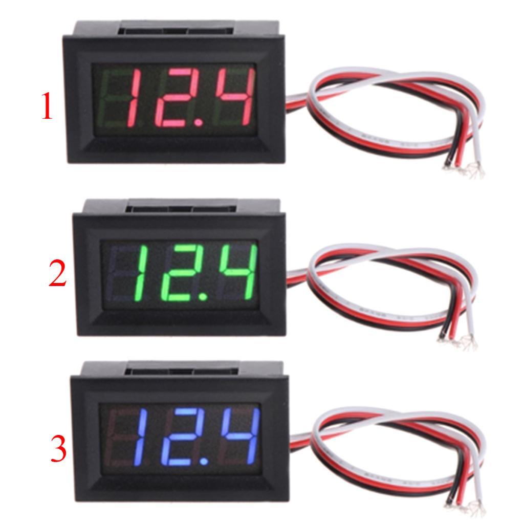 0.56 Inch DC 5V - 120V Mini Digital Voltmeter Voltage Meter