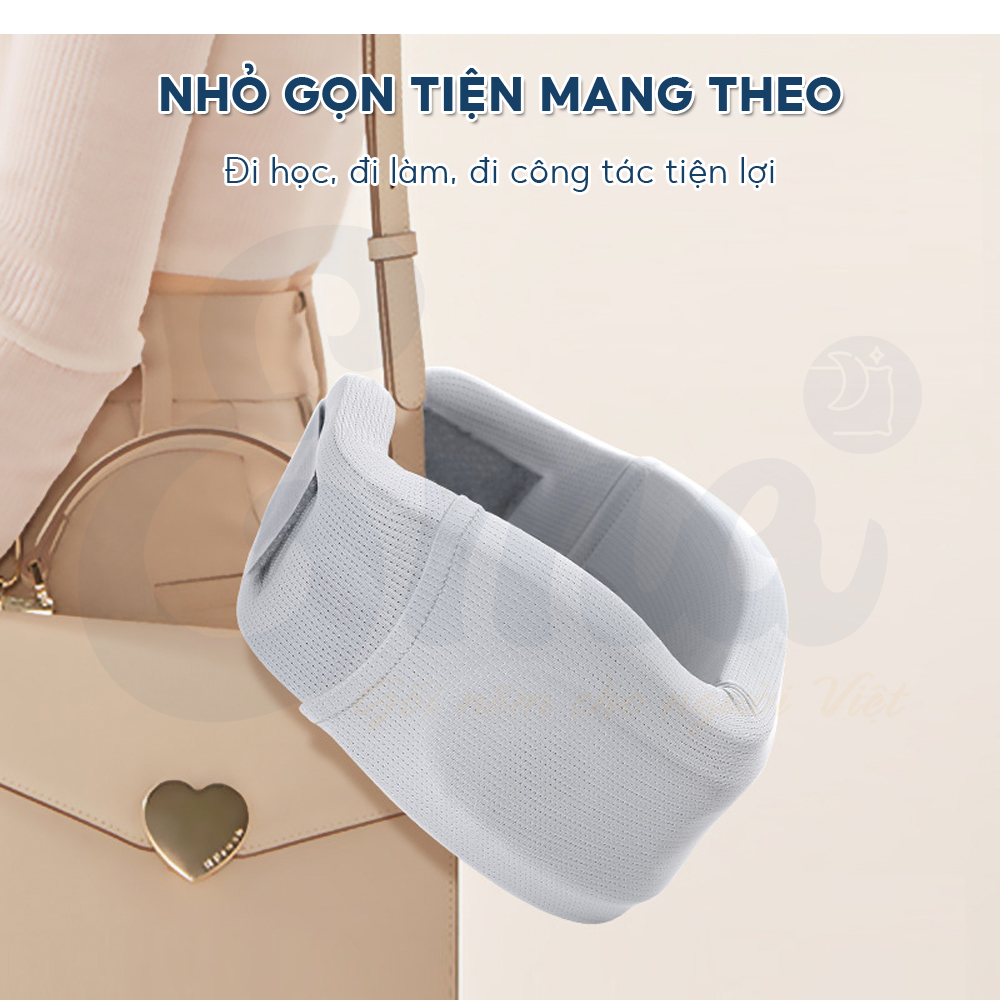 Nẹp cổ mềm chống cổ rùa EMA, đệm đỡ chống mỏi cổ vai gáy, định hình, ngừa thoái hóa đốt sống cổ