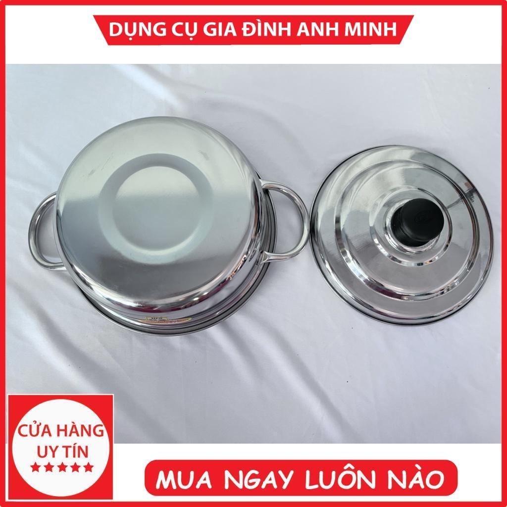 20 Nồi lẩu inox Nồi inox nấu bếp từ Nồi inox 304 Nồi inox 3 đáy Nồi inox nhỏ dùng trong gia đình