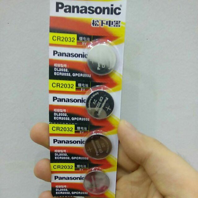 5 viên pin CR2032 Panasonic MÀU ĐỎ-HT