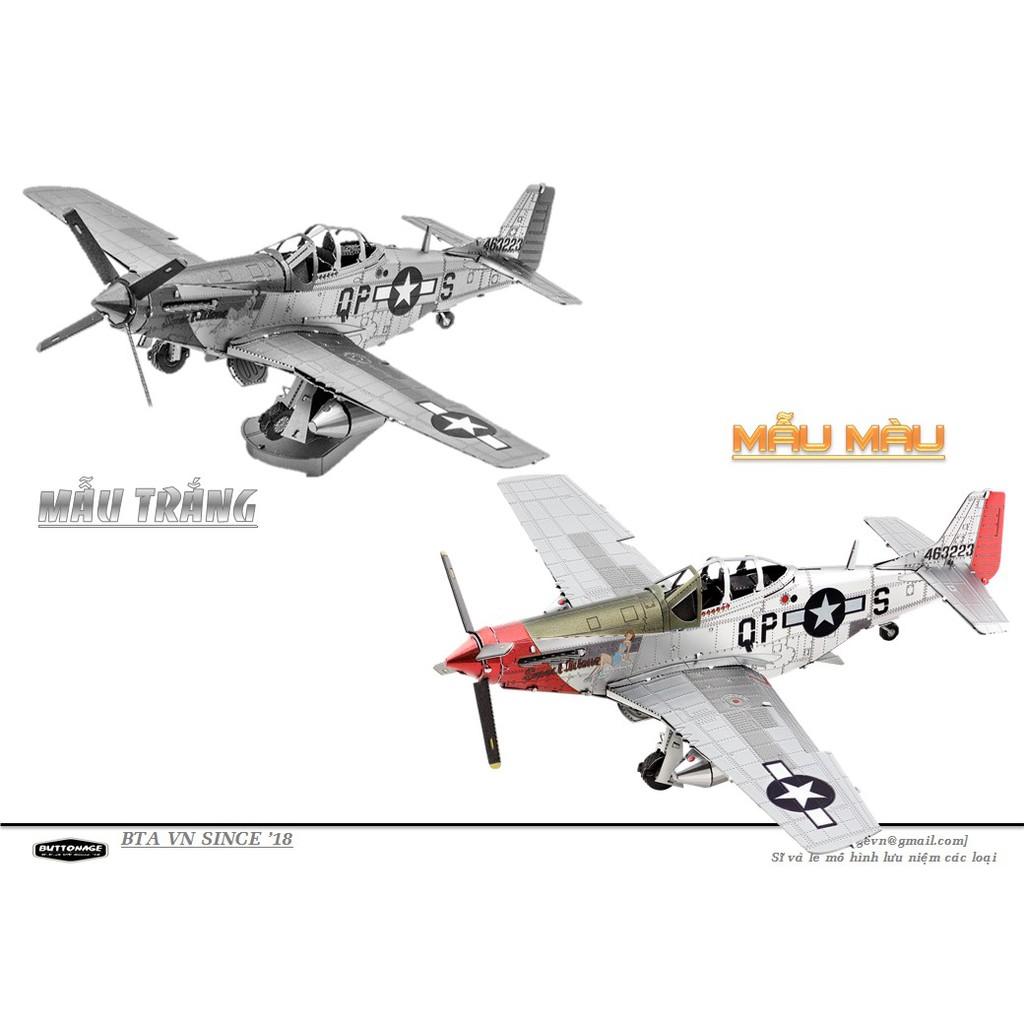 Mô Hình Lắp Ráp 3d Máy bay P-51D Mustang