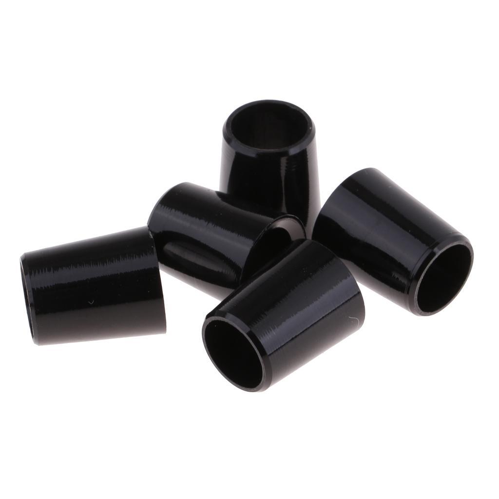 4-10pack 5pcs Black Golf Shaft Sleeve Ferrules .335 .370 Cap Adapter Ring 0.370