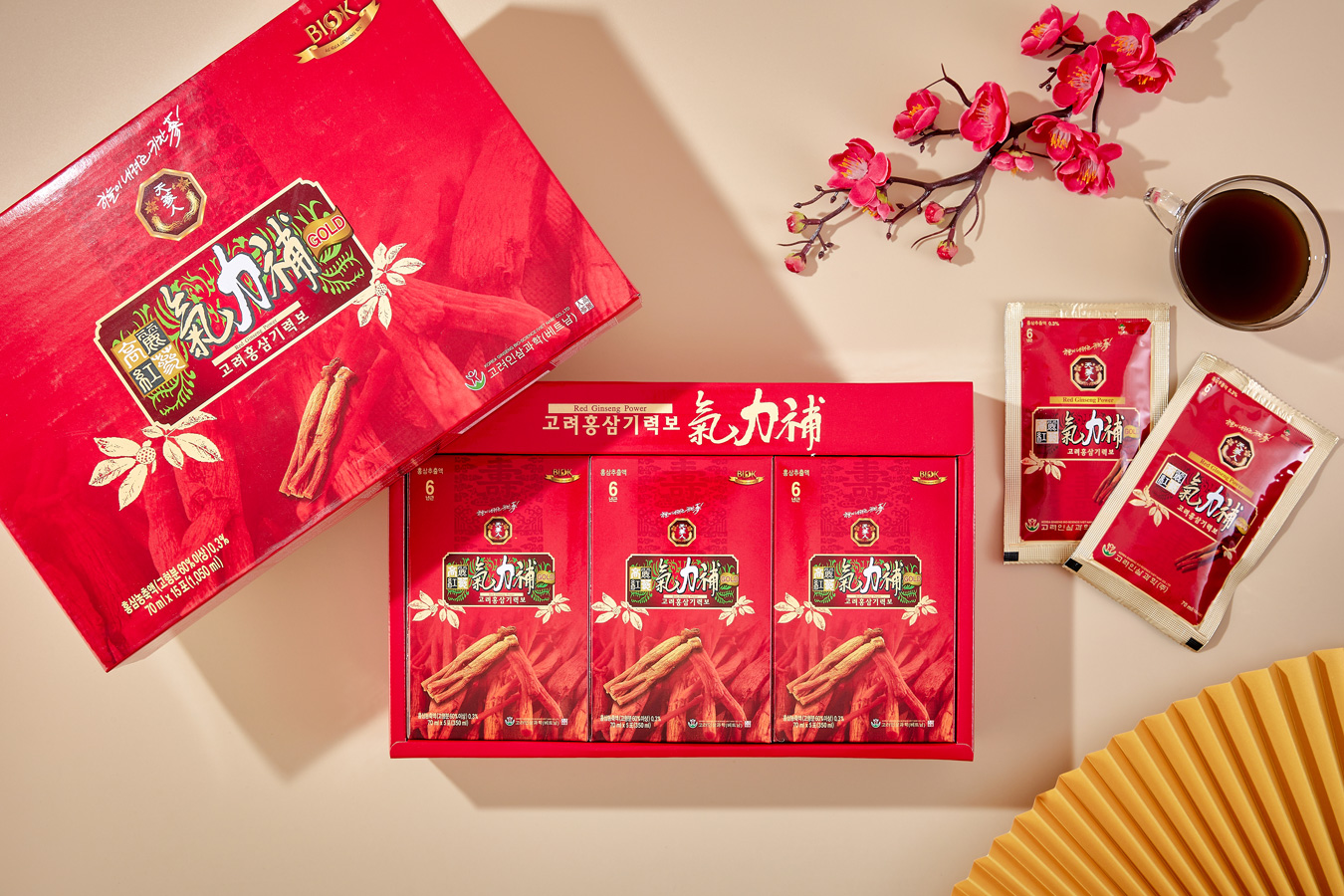 Nước Uống Hồng Sâm Tăng Cường Thể Lực, Bồi bổ sức khỏe Red Ginseng Power Chống Lão Hóa, Thải Độc Gan