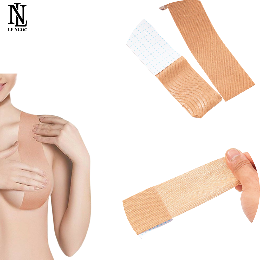Cuộn băng keo dán ngực vô hình tiện dụng,nâng đỡ vòng 1 chất liệu siêu dính LN157