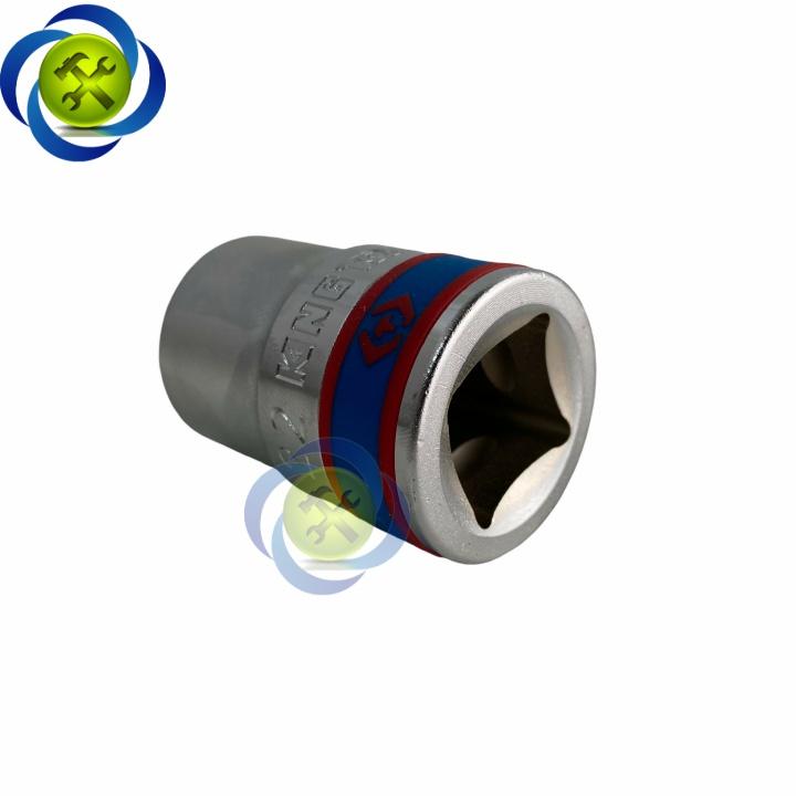 Tuýp 22mm loại 3/4 Kingtony 633022M ngắn 12 cạnh màu trắng