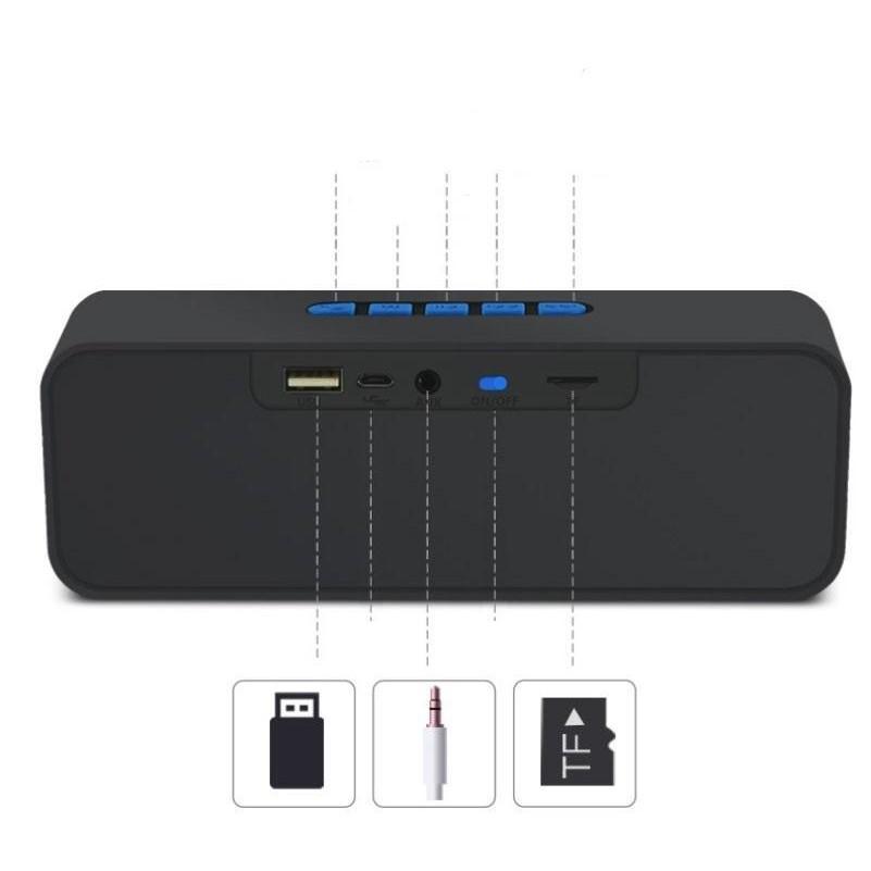Loa Bluetooth SC211 Đẳng Cấp - Loa Không Dây Nghe Nhạc Mini - Thiết Kế Nhỏ Gọn, Tiện Lợi - Kết Nối Đa Năng Cho Cả Thẻ Nhớ Và USB - Âm Thanh Sống Động - Tặng Kèm Cap Sạc 3 Đầu