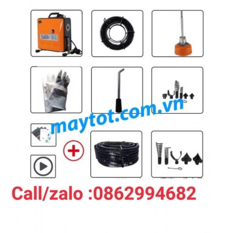 máy thông cống GQ 150 công suất 1800w cho dây phi 8 , phi 16, phi 22  chuyên dụng