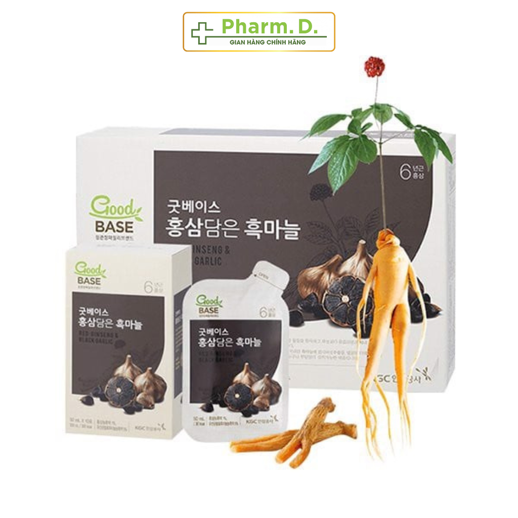 Nước Hồng Sâm Hàn Quốc Goodbase Vị Tỏi Đen Hỗ Trợ Sức Khỏe KGC Cheong Kwan Jang