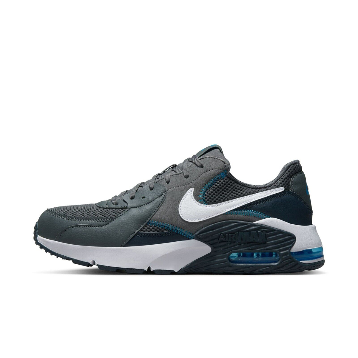 Giày thời trang nam NIKE AIR MAX EXCEE - IRON GREY/WHITE-PHOTO BLUE-DARK OBSIDIAN - 9.5 US