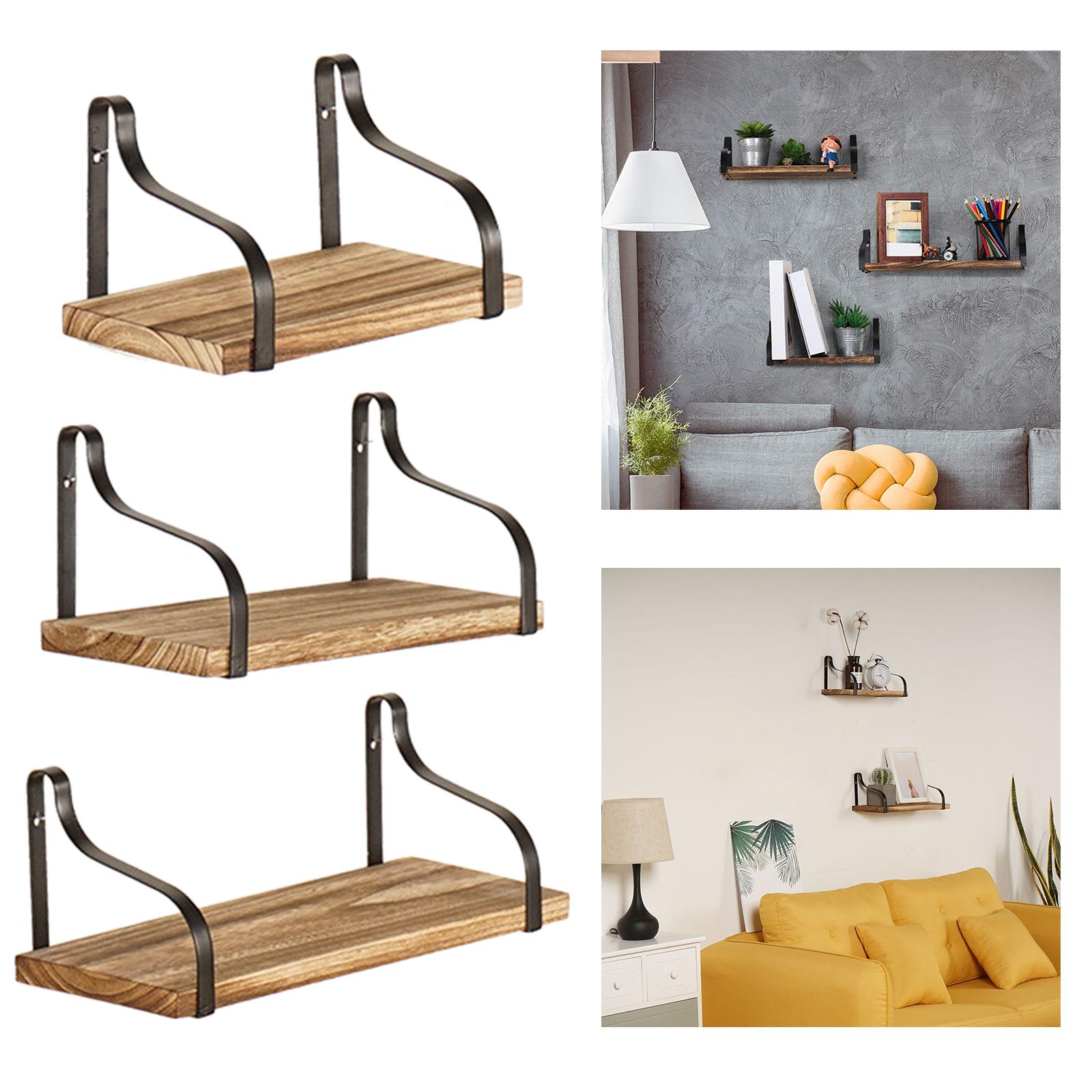 Floating Shelves Household Goods Organizer Wall Mount Floating Wall Shelves