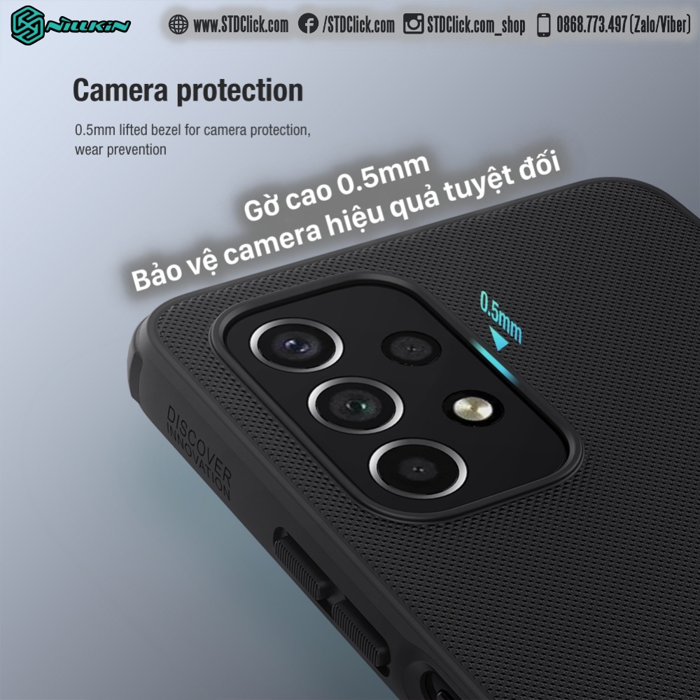 ỐP LƯNG DÀNH CHO ĐIỆN THOẠI SAMSUNG GALAXY A53 5G NILLKIN NHỰA CỨNG VIỀN DẺO