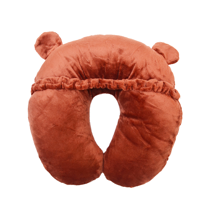 Gối cổ du lịch Pipobun - Gấu Nâu