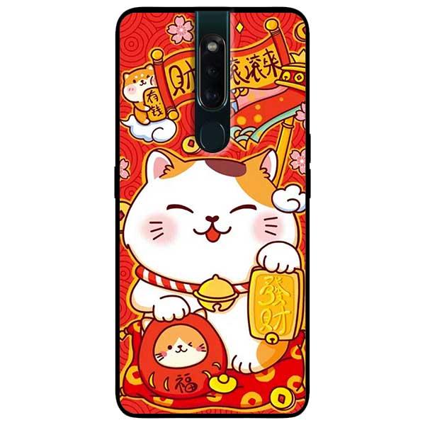 Ốp lưng dành cho Oppo F11 / F11 Pro - Mèo Thần Tài