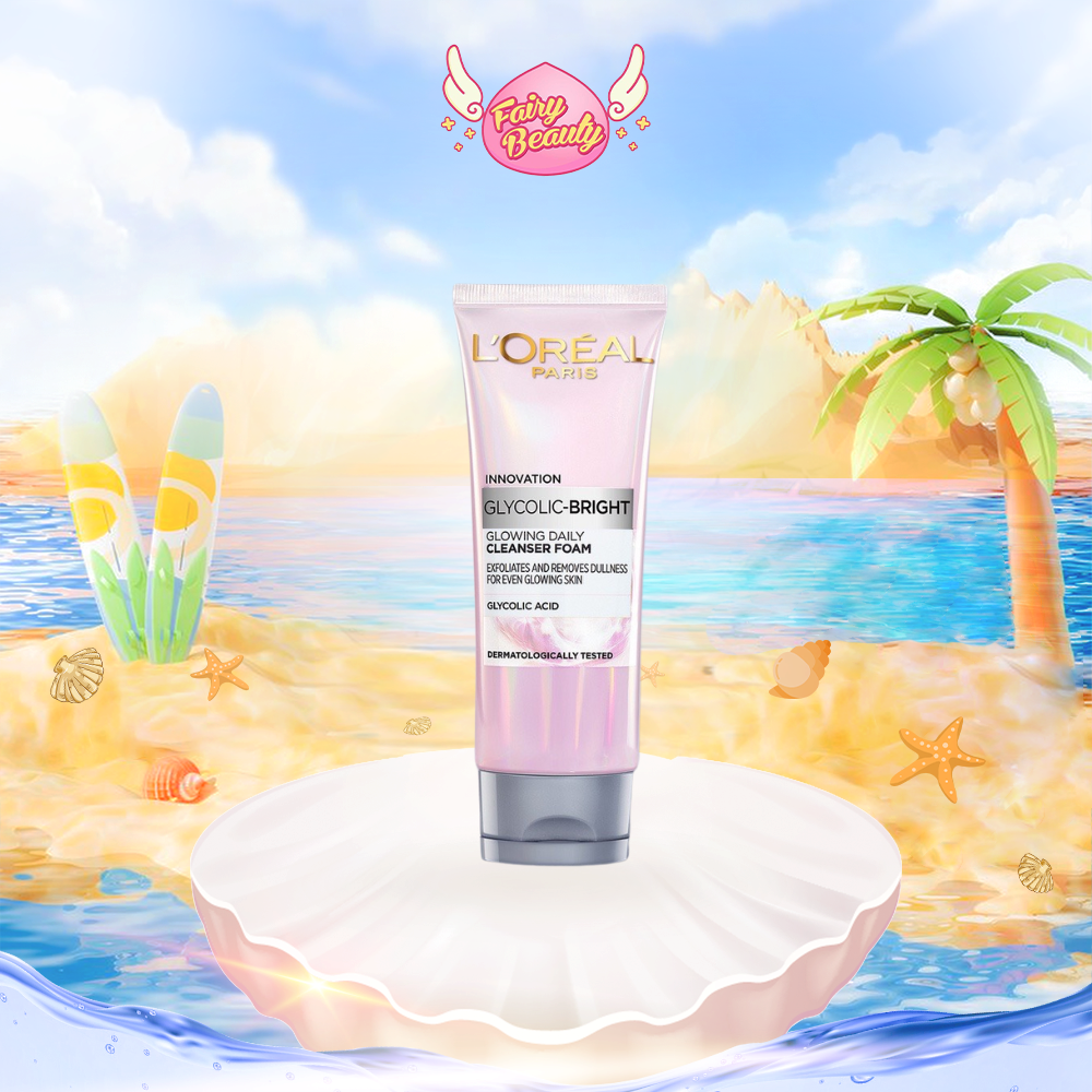 Sữa Rửa Mặt AHA - BHA Làm Sạch Sâu Giúp Sáng Da Và Mờ Thâm Nám Mềm Mịn Glycolic Bright 100ml