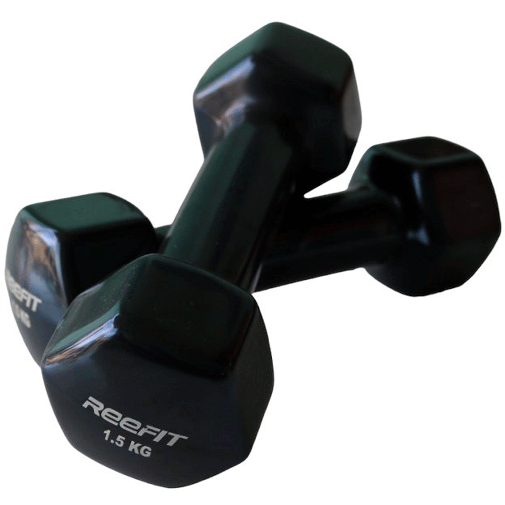 Bộ 2 Tạ tay bọc cao su non 1.5kg Reefit